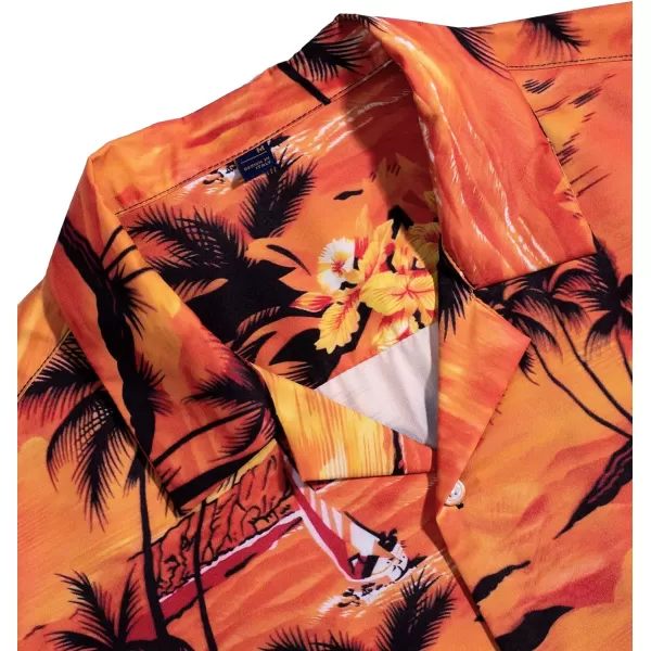 Alimens &amp; Gentle Cotton Regular Fit Short Sleeve Casual Hawaiian Shirt for Men