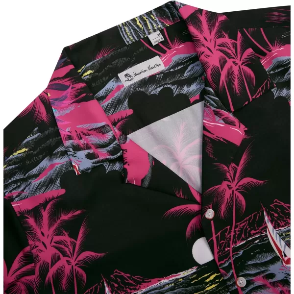Alimens &amp; Gentle Cotton Regular Fit Short Sleeve Casual Hawaiian Shirt for Men