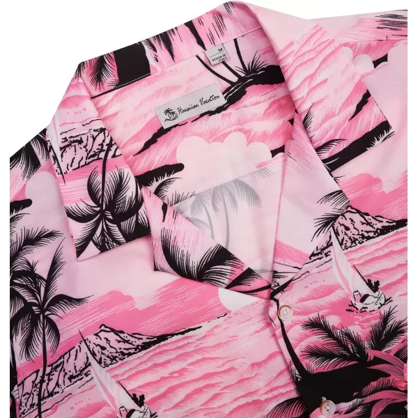 Alimens &amp; Gentle Cotton Regular Fit Short Sleeve Casual Hawaiian Shirt for Men