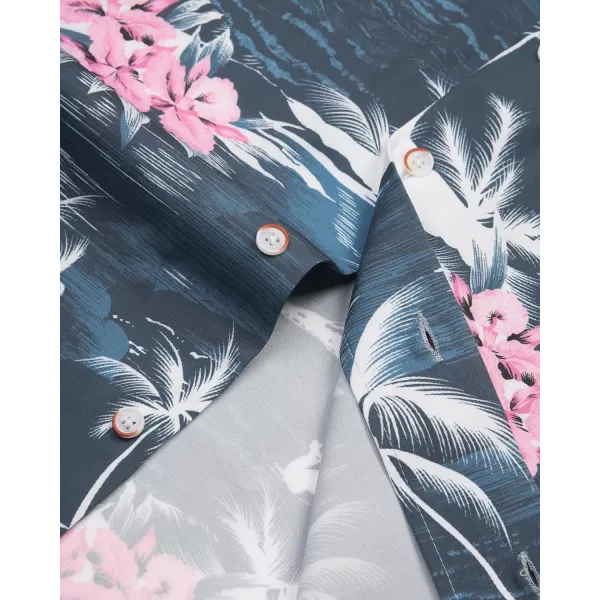 Alimens &amp; Gentle Cotton Regular Fit Short Sleeve Casual Hawaiian Shirt for Men