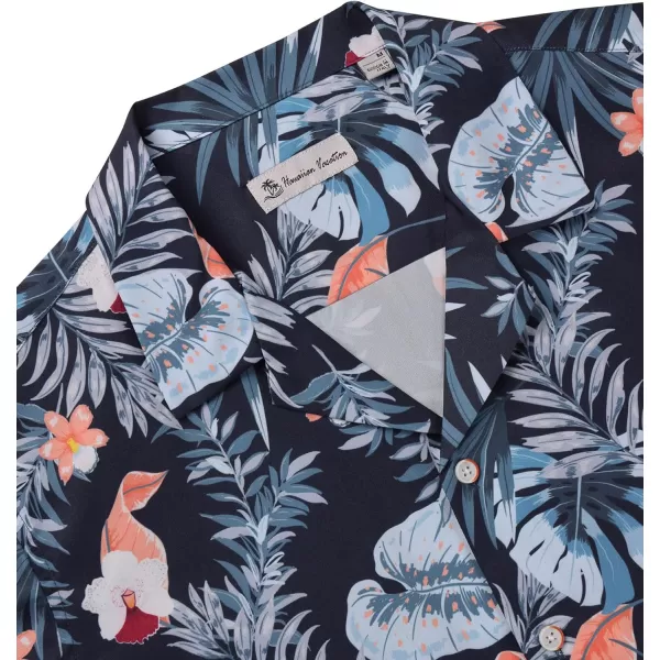 Alimens &amp; Gentle Cotton Regular Fit Short Sleeve Casual Hawaiian Shirt for Men