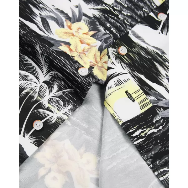 Alimens &amp; Gentle Cotton Regular Fit Short Sleeve Casual Hawaiian Shirt for Men