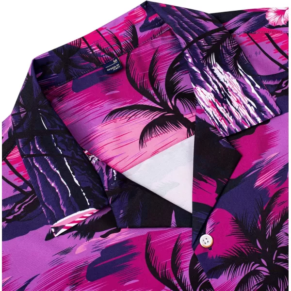 Alimens &amp; Gentle Cotton Regular Fit Short Sleeve Casual Hawaiian Shirt for Men