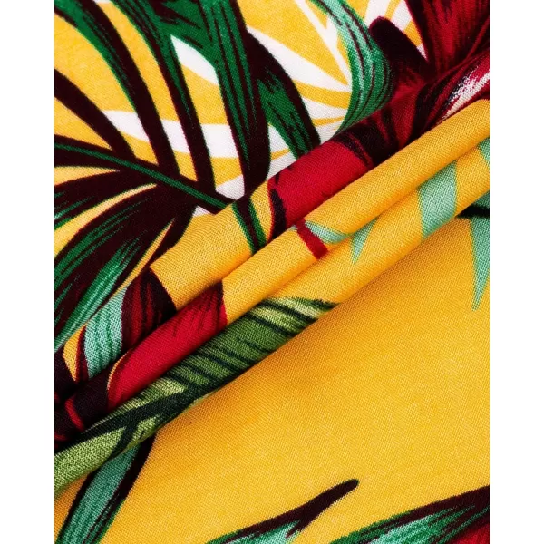 Alimens &amp; Gentle Cotton Regular Fit Short Sleeve Casual Hawaiian Shirt for Men