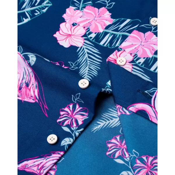 Alimens &amp; Gentle Cotton Regular Fit Short Sleeve Casual Hawaiian Shirt for Men