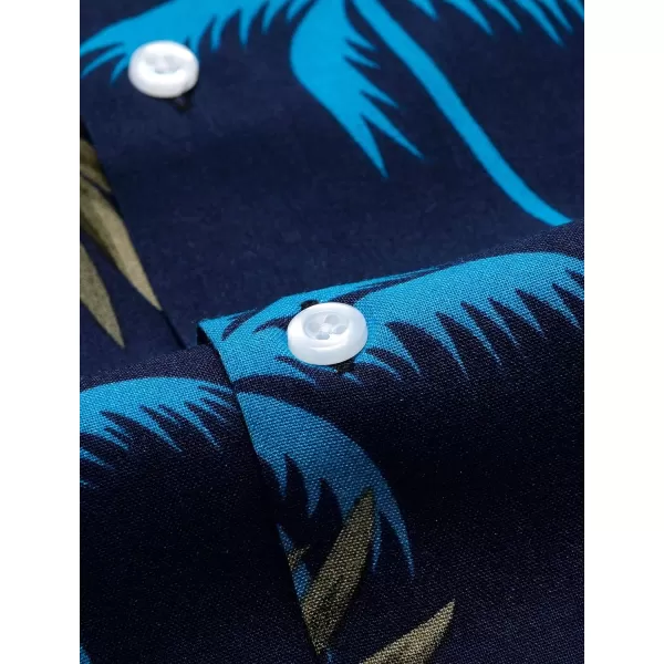 Alimens &amp; Gentle Cotton Regular Fit Short Sleeve Casual Hawaiian Shirt for Men