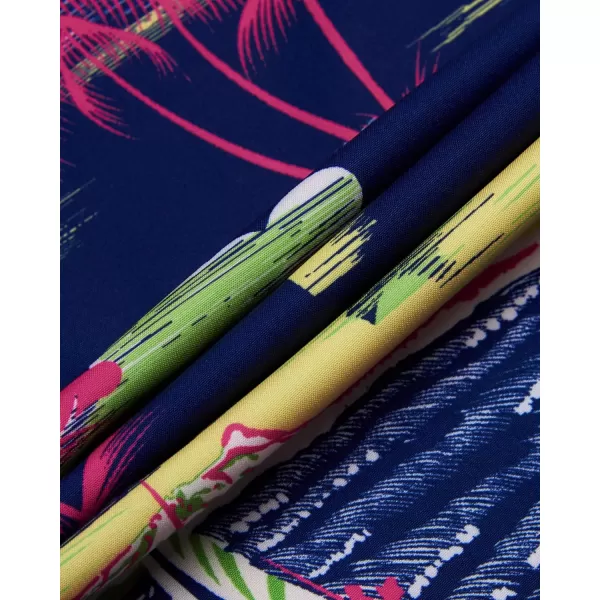 Alimens &amp; Gentle Cotton Regular Fit Short Sleeve Casual Hawaiian Shirt for Men