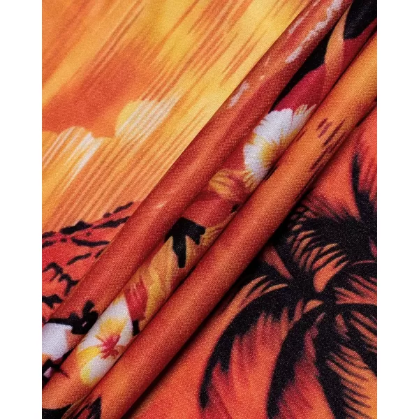 Alimens &amp; Gentle Cotton Regular Fit Short Sleeve Casual Hawaiian Shirt for Men