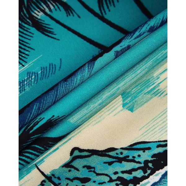 Alimens &amp; Gentle Cotton Regular Fit Short Sleeve Casual Hawaiian Shirt for Men