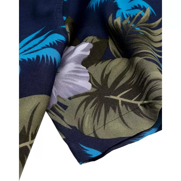 Alimens &amp; Gentle Cotton Regular Fit Short Sleeve Casual Hawaiian Shirt for Men