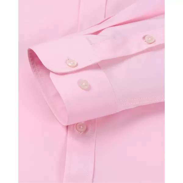 Alimens &amp; Gentle Men's Banded Collar Dress Shirts Wrinkle Free Long Sleeve Mandarin Collar Button Down Shirt