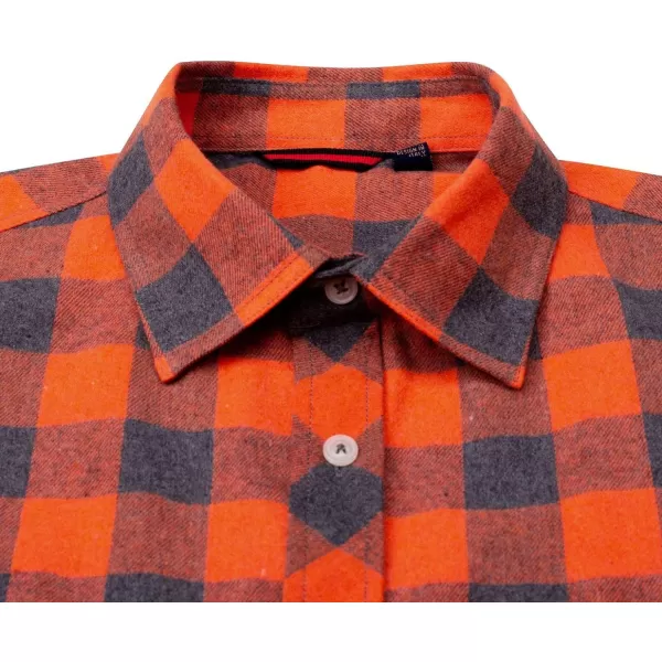 Alimens &amp; Gentle Men's Button Down Regular Fit Long Sleeve Plaid Flannel Casual Shirts