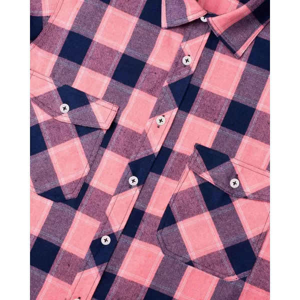 Alimens &amp; Gentle Men's Button Down Regular Fit Long Sleeve Plaid Flannel Casual Shirts