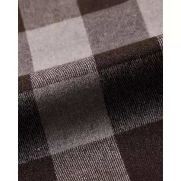 Alimens &amp; Gentle Men's Button Down Regular Fit Long Sleeve Plaid Flannel Casual Shirts