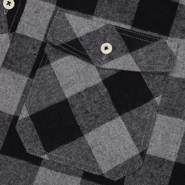 Alimens &amp; Gentle Men's Button Down Regular Fit Long Sleeve Plaid Flannel Casual Shirts