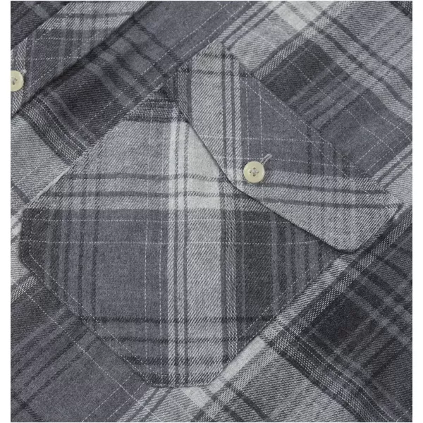 Alimens &amp; Gentle Men's Button Down Regular Fit Long Sleeve Plaid Flannel Casual Shirts