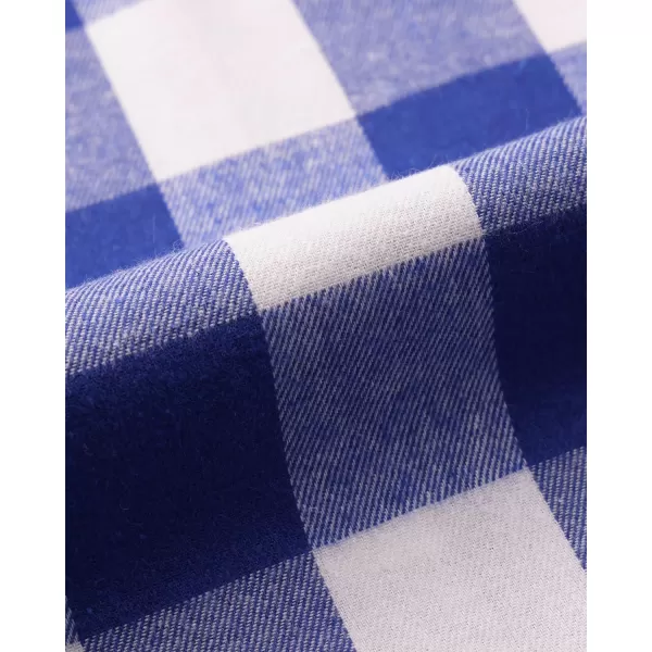 Alimens &amp; Gentle Men's Button Down Regular Fit Long Sleeve Plaid Flannel Casual Shirts