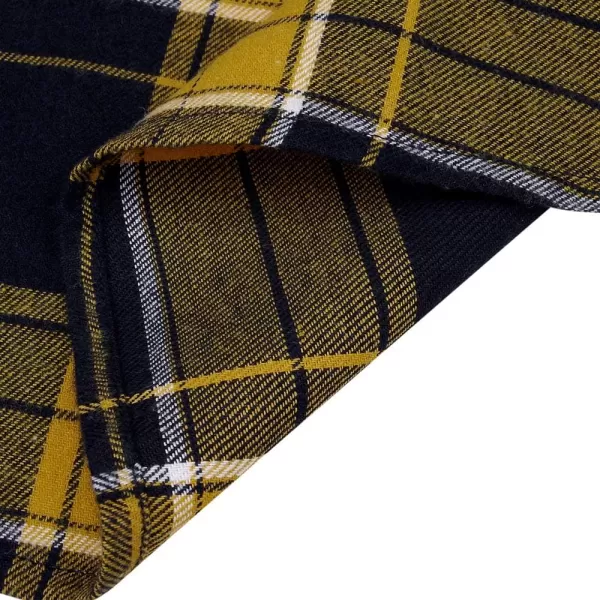 Alimens &amp; Gentle Men's Button Down Regular Fit Long Sleeve Plaid Flannel Casual Shirts