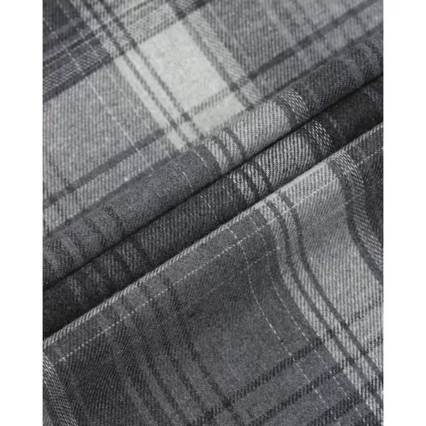 Alimens &amp; Gentle Men's Button Down Regular Fit Long Sleeve Plaid Flannel Casual Shirts