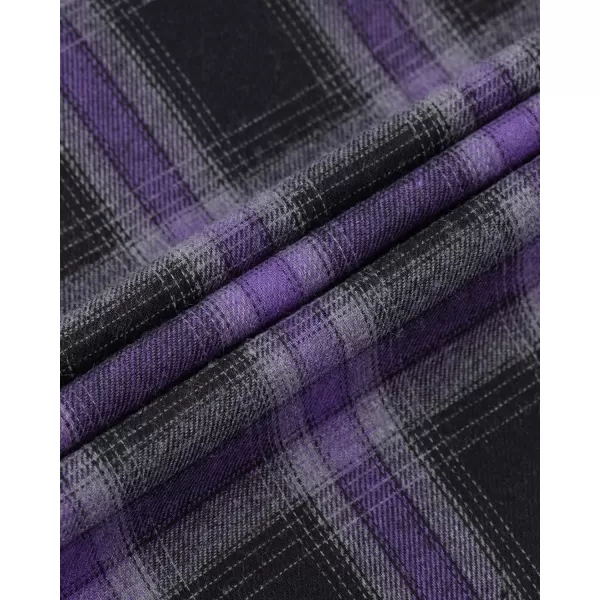 Alimens &amp; Gentle Men's Button Down Regular Fit Long Sleeve Plaid Flannel Casual Shirts