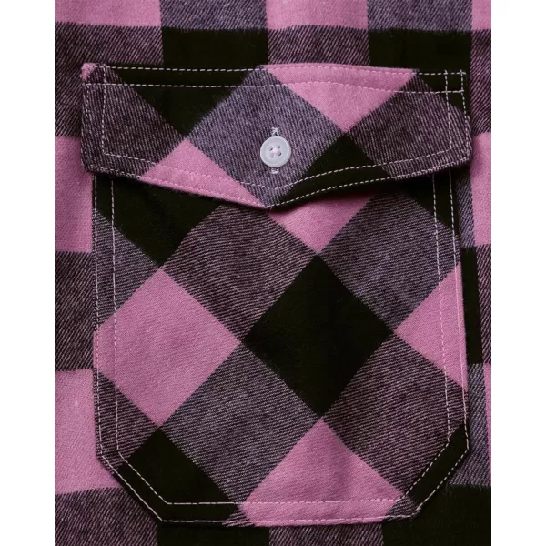 Alimens &amp; Gentle Men's Button Down Regular Fit Long Sleeve Plaid Flannel Casual Shirts