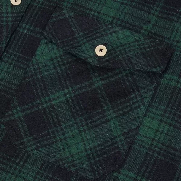 Alimens &amp; Gentle Men's Button Down Regular Fit Long Sleeve Plaid Flannel Casual Shirts