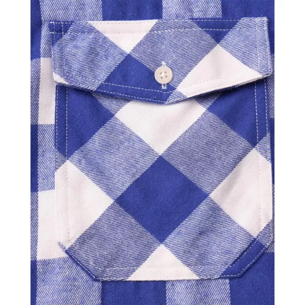 Alimens &amp; Gentle Men's Button Down Regular Fit Long Sleeve Plaid Flannel Casual Shirts
