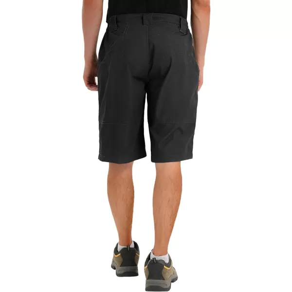 Alimens &amp; Gentle Men's Cargo Short Elastic Waist Multi-Pocket Outdoor Military Tactical Shorts
