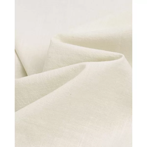 Alimens &amp; Gentle Men's Cotton Linen Shirts Long Sleeve Button Down Shirt Band Collar Beach Shirts
