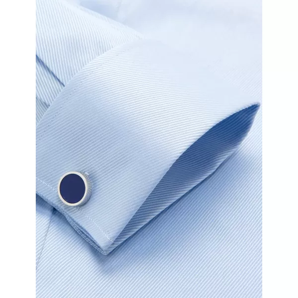 Alimens &amp; Gentle Men's Dress Shirts French Cuff Long Sleeve Regular Fit 