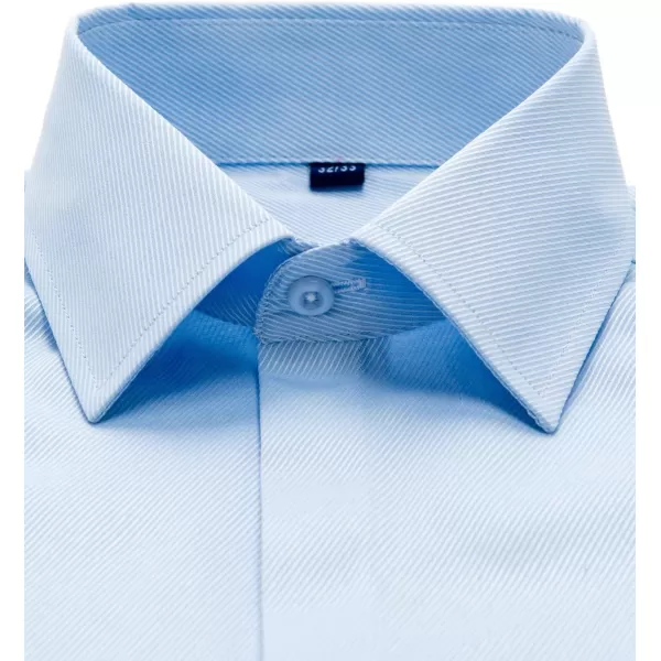 Alimens &amp; Gentle Men's Dress Shirts French Cuff Long Sleeve Regular Fit 