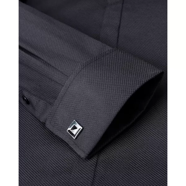 Alimens &amp; Gentle Men's Dress Shirts French Cuff Long Sleeve Regular Fit 