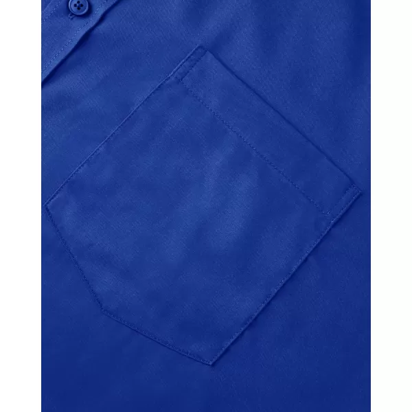 Alimens &amp; Gentle Mens Dress Shirts Long Sleeve Wrinkle Free Stretch Cotton Big Tall Button Down Shirts
