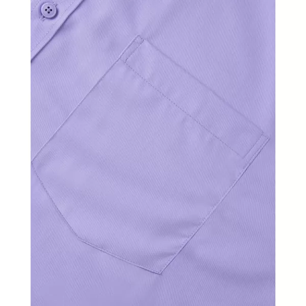 Alimens &amp; Gentle Mens Dress Shirts Long Sleeve Wrinkle Free Stretch Cotton Big Tall Button Down Shirts