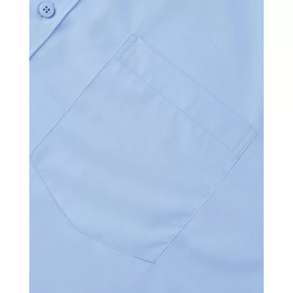 Alimens &amp; Gentle Mens Dress Shirts Long Sleeve Wrinkle Free Stretch Cotton Big Tall Button Down Shirts