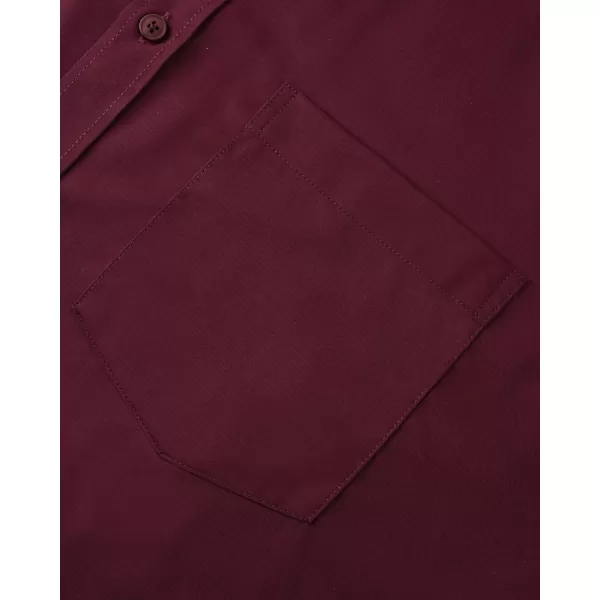 Alimens &amp; Gentle Mens Dress Shirts Long Sleeve Wrinkle Free Stretch Cotton Big Tall Button Down Shirts