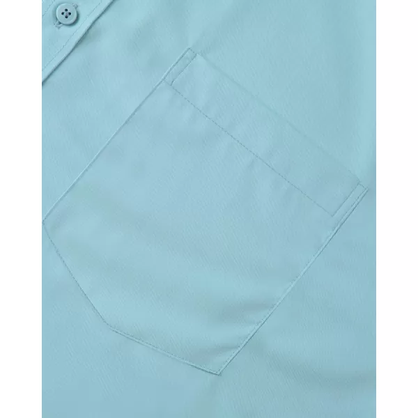 Alimens &amp; Gentle Mens Dress Shirts Long Sleeve Wrinkle Free Stretch Cotton Big Tall Button Down Shirts