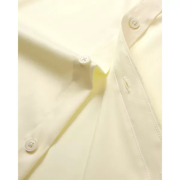 Alimens &amp; Gentle Mens Dress Shirts Long Sleeve Wrinkle Free Stretch Cotton Big Tall Button Down Shirts