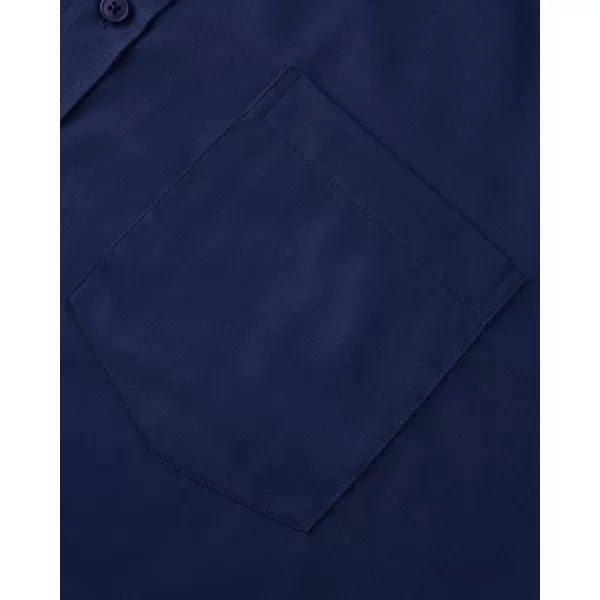 Alimens &amp; Gentle Mens Dress Shirts Long Sleeve Wrinkle Free Stretch Cotton Big Tall Button Down Shirts