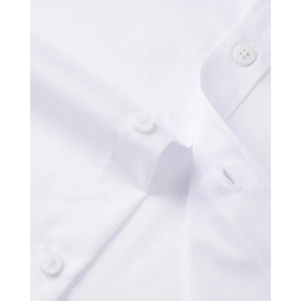 Alimens &amp; Gentle Mens Dress Shirts Long Sleeve Wrinkle Free Stretch Cotton Big Tall Button Down Shirts