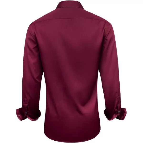 Alimens &amp; Gentle Men's Dress Shirts Long Sleeve Wrinkle-Resistant Casual Button Down Shirt