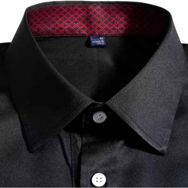 Alimens &amp; Gentle Men's Dress Shirts Long Sleeve Wrinkle-Resistant Casual Button Down Shirt