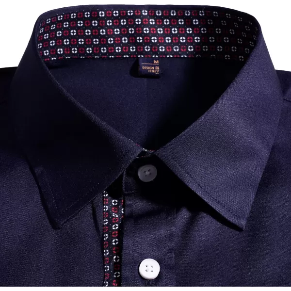 Alimens &amp; Gentle Men's Dress Shirts Long Sleeve Wrinkle-Resistant Casual Button Down Shirt