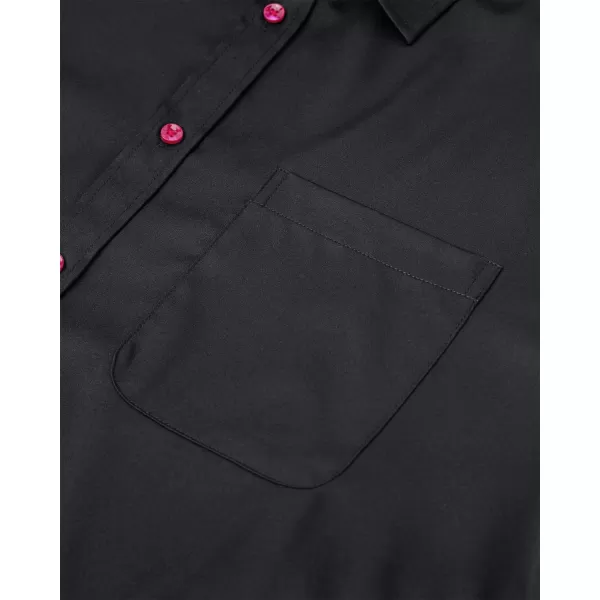 Alimens &amp; Gentle Men's Dress Shirts Long Sleeve Wrinkle-Resistant Casual Button Down Shirt