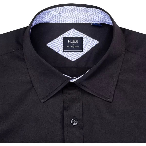 Alimens &amp; Gentle Men's Dress Shirts Long Sleeve Wrinkle-Resistant Casual Button Down Shirt