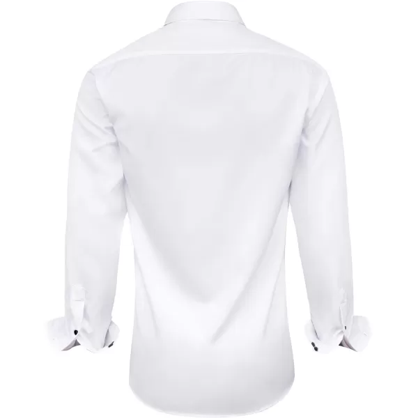 Alimens &amp; Gentle Men's Dress Shirts Long Sleeve Wrinkle-Resistant Casual Button Down Shirt