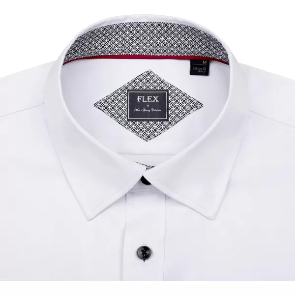 Alimens &amp; Gentle Men's Dress Shirts Long Sleeve Wrinkle-Resistant Casual Button Down Shirt