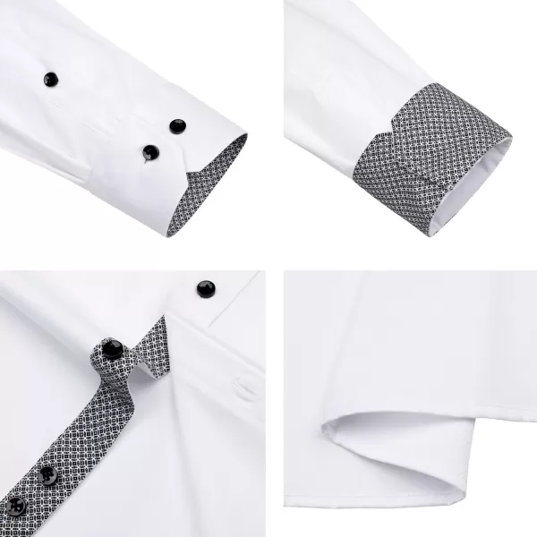 Alimens &amp; Gentle Men's Dress Shirts Long Sleeve Wrinkle-Resistant Casual Button Down Shirt