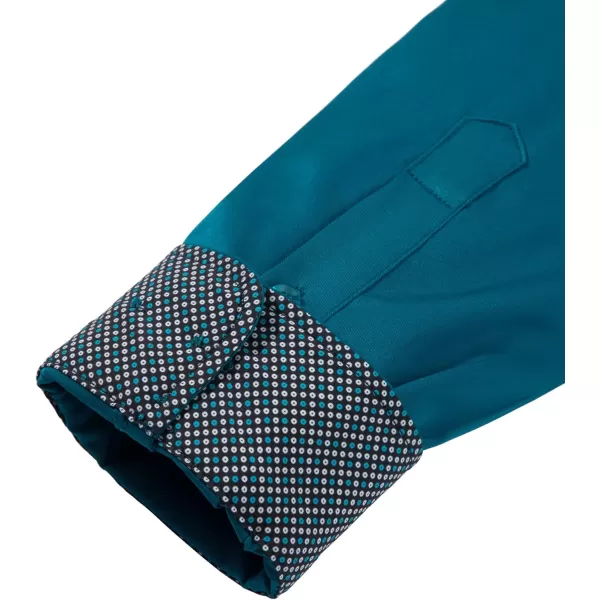 Alimens &amp; Gentle Men's Dress Shirts Long Sleeve Wrinkle-Resistant Casual Button Down Shirt