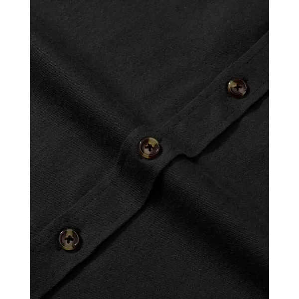 Alimens &amp; Gentle Men's Flannel Shirt Button Down Regular Fit Long Sleeve Casual Shirts
